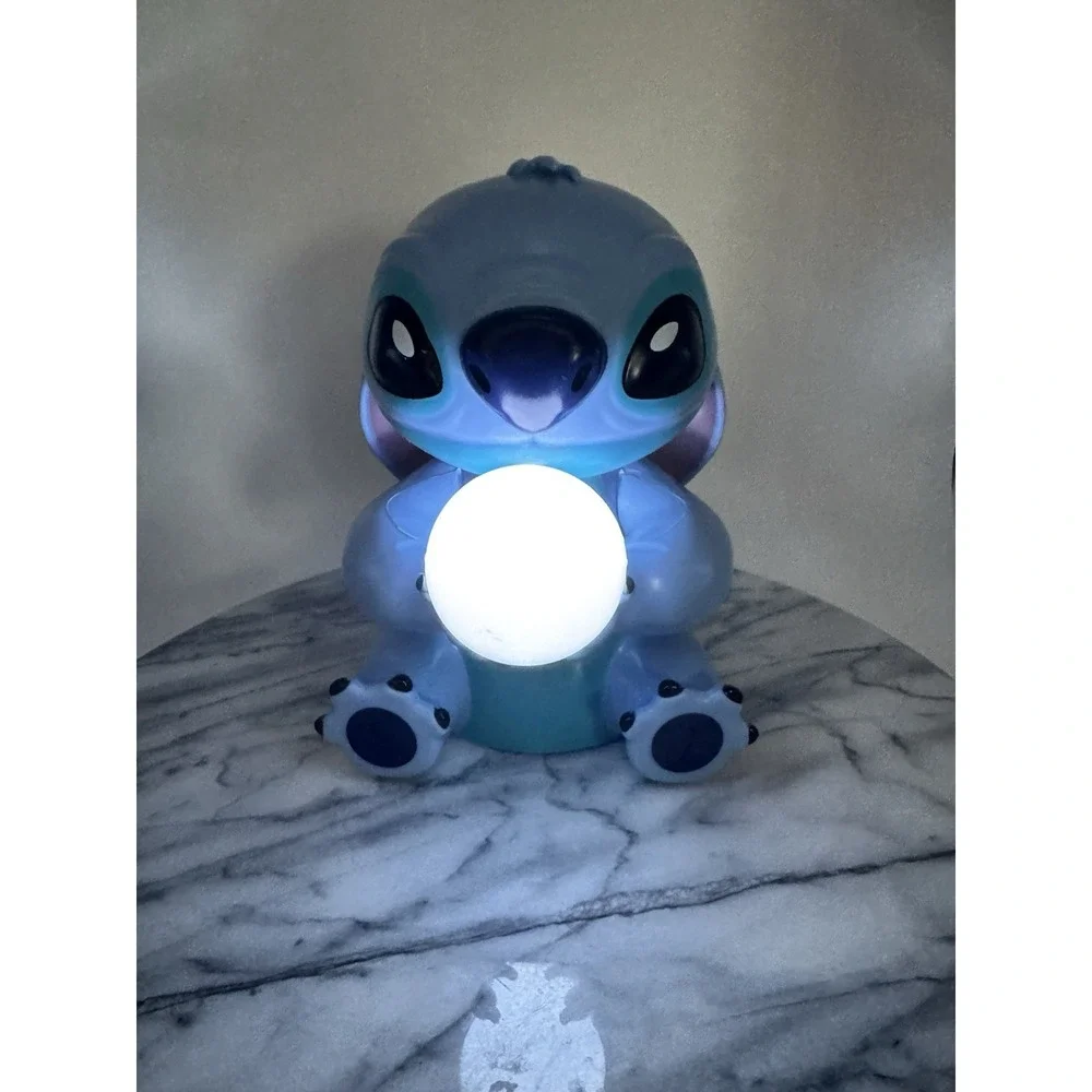 Disney Stitch Night Light Lamp Lilo & Stitch Kids Bedroom Decor Orb Light